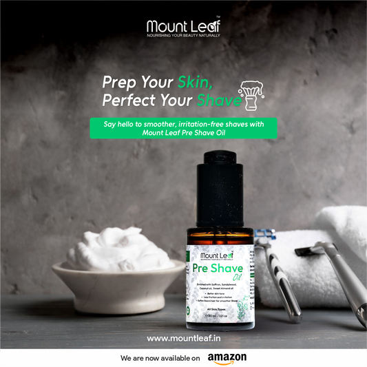 Pre Shave Oil | Ayurvedic Formula for Smooth & Safe Shaving