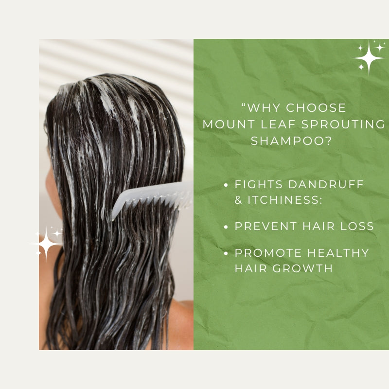 Mount Leaf Sprouting Shampoo | Natural Hair Cleanser for Growth & Shine