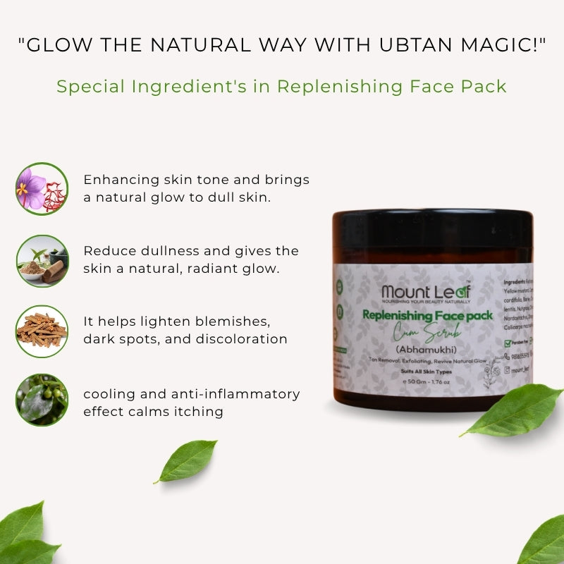 Replenishing Face Pack | Ayurvedic Detox and Glow