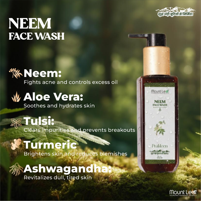 Prakleen Neem Face Wash – Natural Acne & Blemish Control for Clear, Fresh Skin