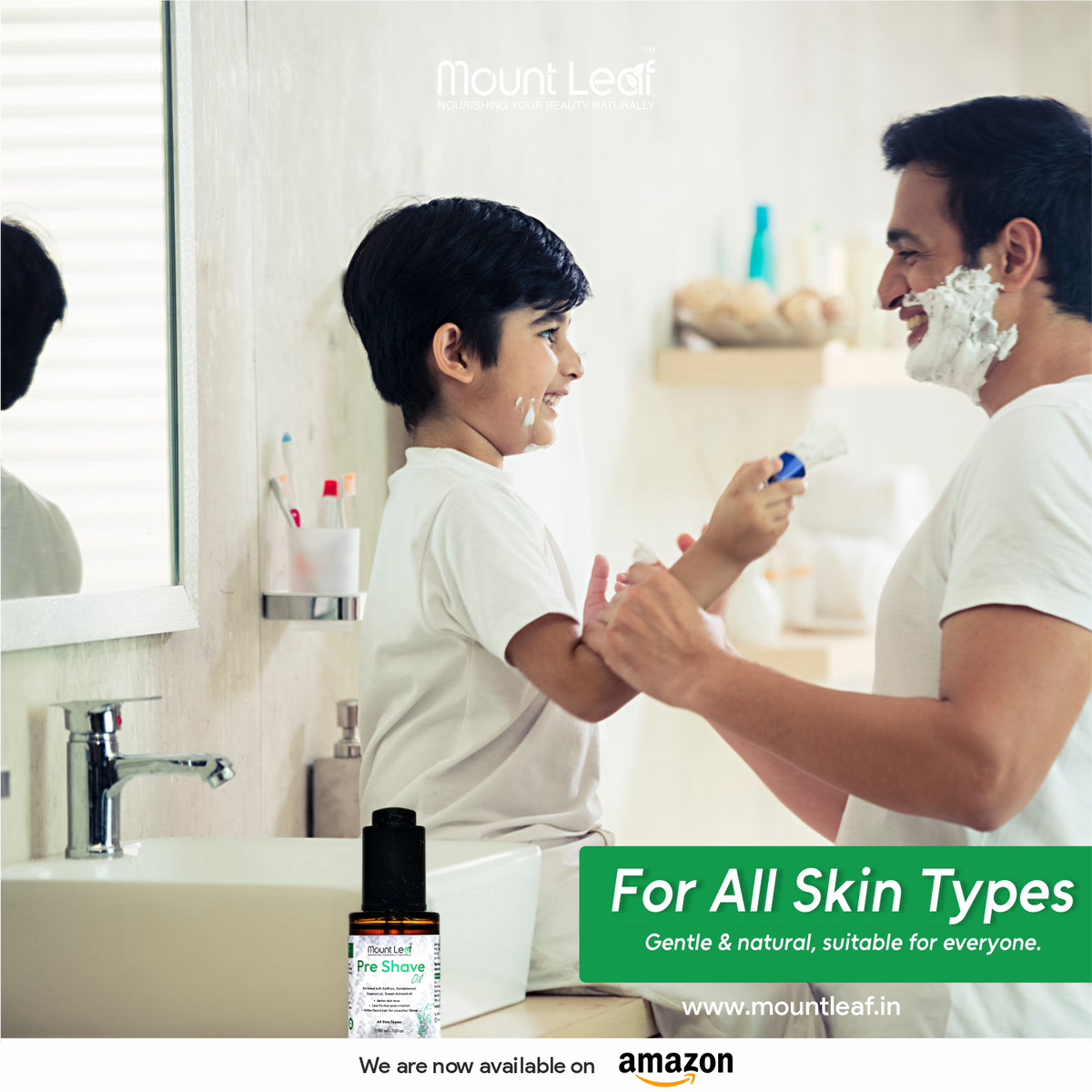 Pre Shave Oil | Ayurvedic Formula for Smooth & Safe Shaving