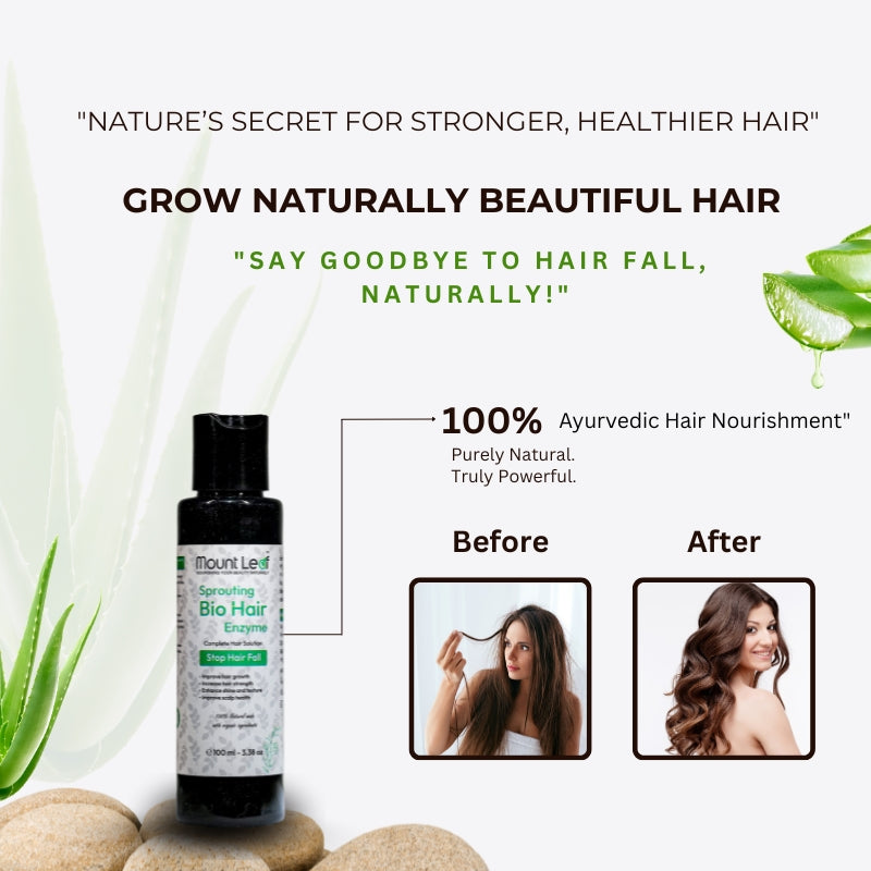 Sprouting Hair Oil | Ayurvedic Oil for Hair Growth & Thickness