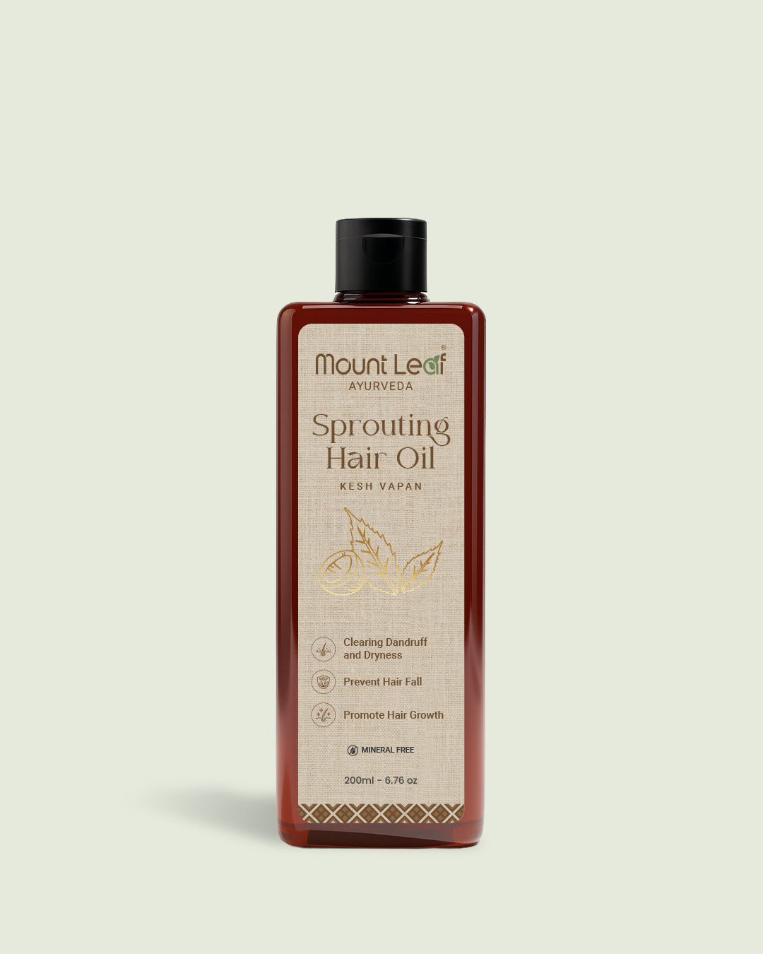 Sprouting Hair Oil | Ayurvedic Oil for Hair Growth & Thickness