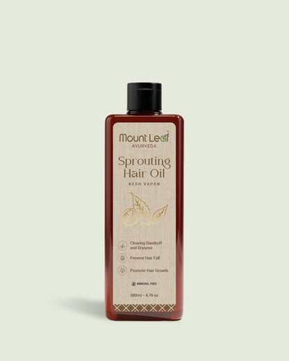 Sprouting Hair Oil | Ayurvedic Oil for Hair Growth & Thickness